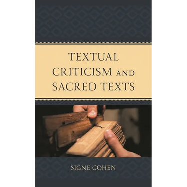 Textual Criticism and Sacred Texts