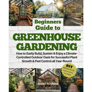 Beginners Guide to Greenhouse Gardening: How to Easily Build, Sustain & Enjoy a Climate-Controlled Outdoor Oasis for Successful Plant Growth & Pest Co