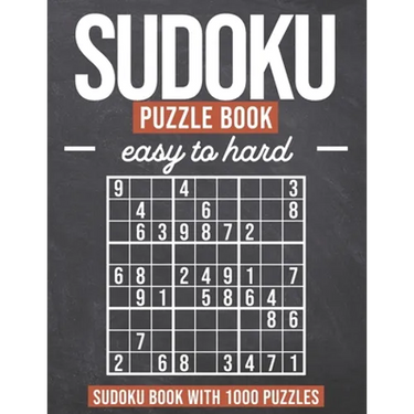 Sudoku Puzzle Book easy to hard: Sudoku Book with 1000 Puzzles - Easy to Hard - For Adults and Kids