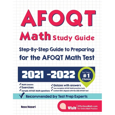 AFOQT Math Study Guide: Step-By-Step Guide to Preparing for the AFOQT Math Test