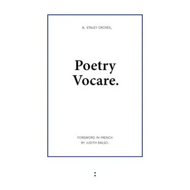 Poetry Vocare