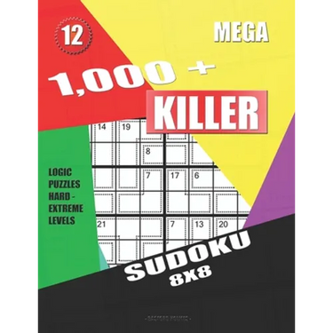 1,000 + Mega sudoku killer 8x8: Logic puzzles hard - extreme levels