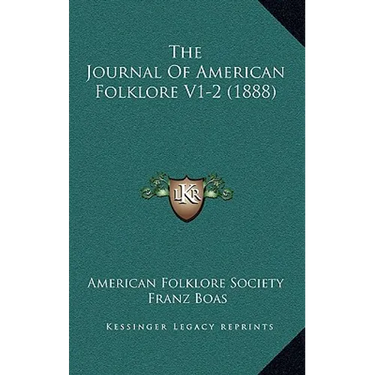 The Journal Of American Folklore V1-2 (1888)