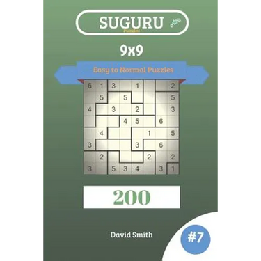 Suguru Puzzles - 200 Easy to Normal Puzzles 9x9 Vol.7