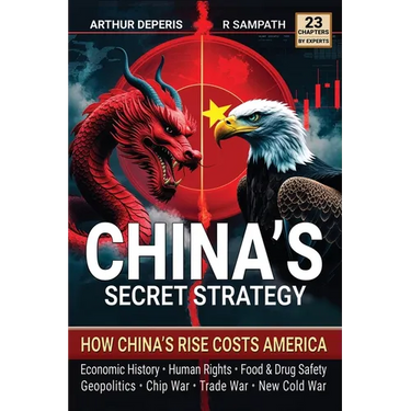 China's Secret Strategy: How China's Rise Costs America (Economic History, Geopolitics, Human Rights, Chip War, Trade War, New Cold War, and Food & Dr