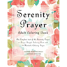 Serenity Prayer Adult Coloring Book: The Complete Text of the Serenity Prayer in Large, Simple Coloring Font with 14 Mandala Coloring Pages