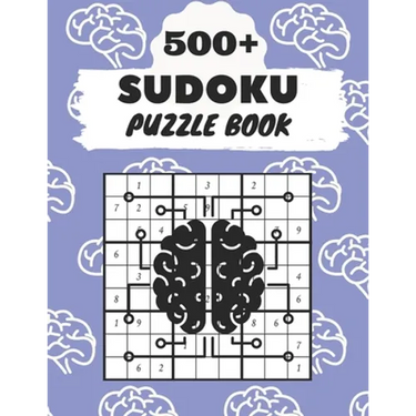 500+ Sudoku Puzzle Book: Sudoku Brain Game, Sudoku Puzzles , With Over +500 Puzzles