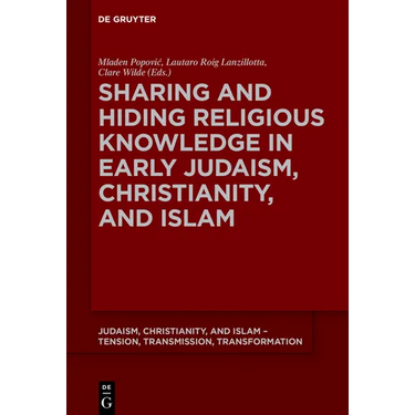 Sharing and Hiding Religious Knowledge in Early Judaism, Christianity, and Islam