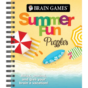 Brain Games - Summer Fun Puzzles: Relax, Unwind, and Give Your Brain a Vacation
