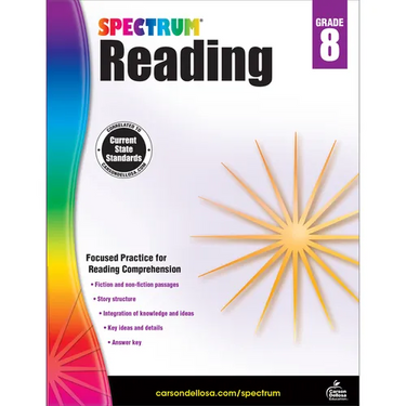 Spectrum Reading Workbook, Grade 8: Volume 26