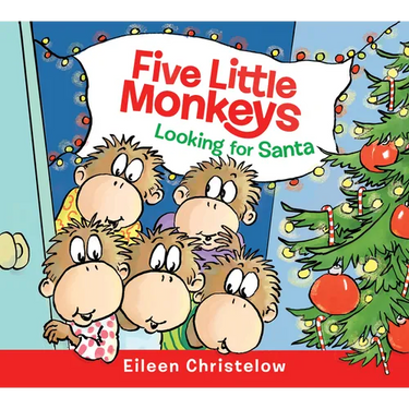 Five Little Monkeys Looking for Santa
