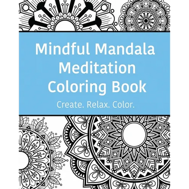 Mindful Mandala Meditation Coloring Book: High quality beautifully designed mandala coloring pages ranging from simple to complex.