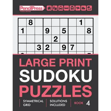 Large Print Sudoku Puzzles (Hard puzzles), (Book 4)