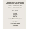 Sampling and Testing of M28 Propellant Grains Downloaded from M67 Rocket Motor Assemblies Final Report - Section 1 - Umatilla Chemical Depot; Section