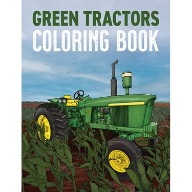 Green Tractors Coloring Book