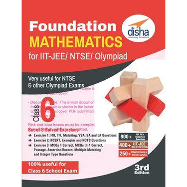 Foundation Mathematics for IIT-JEE/ NTSE/ Olympiad Class 6 - 3rd Edition