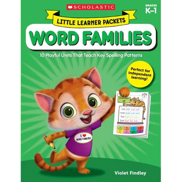 Little Learner Packets: Word Families: 10 Playful Units That Teach Key Spelling Patterns