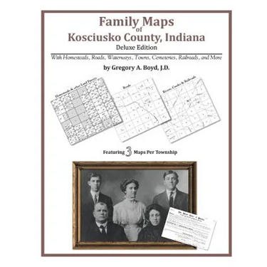 Family Maps of Kosciusko County, Indiana