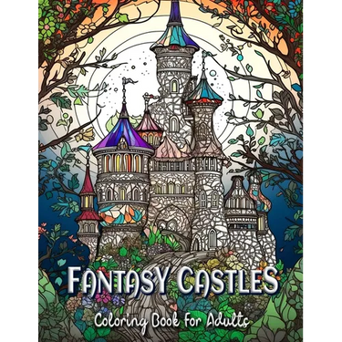 Fantasy Castles Coloring Book for Adults: Relax and Unwind with Magical Castle Scenes