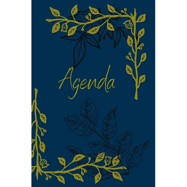 Botanical Planner: A weekly organizational agenda.