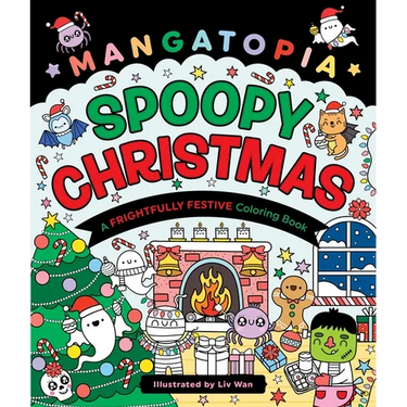 Mangatopia: Spoopy Christmas: A Frightfully Festive Coloring Book