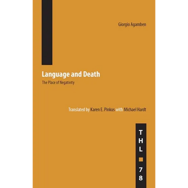 Language and Death: The Place of Negativity Volume 78