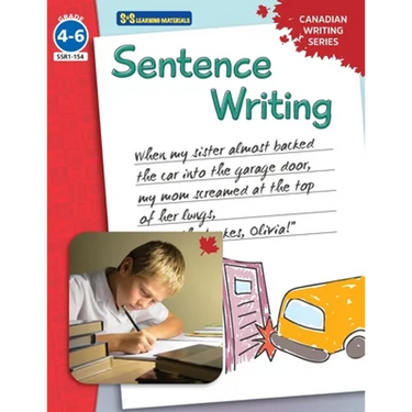 Sentence Writing Grades 4-6: Canadian Writing Series