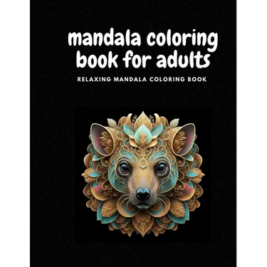 Mindful Patterns Coloring Book for Adults: with Stress Relieving Designs Animals Pages Prints for Stress Relief & Relaxation Drawings by Mandala Style