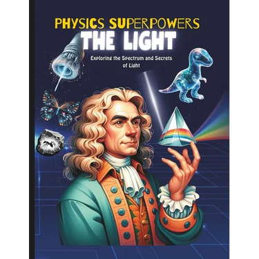 Physics Superpowers for Kids: kids physics book science book about light and its superpowers like x ray, ultraviolet rays, reflection and refraction