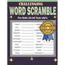 Challenging Word Scramble For Kids 12-16 Year old's: Educational and Funny Brain Teaser Word Scramble Puzzle Book
