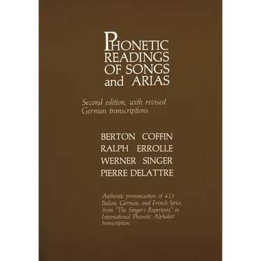 Phonetic Readings of Songs and Arias