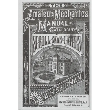 A. H. Shipman Bracket Saw Company: 1881 Catalog