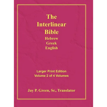 Interlinear Hebrew Greek English Bible-PR-FL/OE/KJ Large Print Volume 2