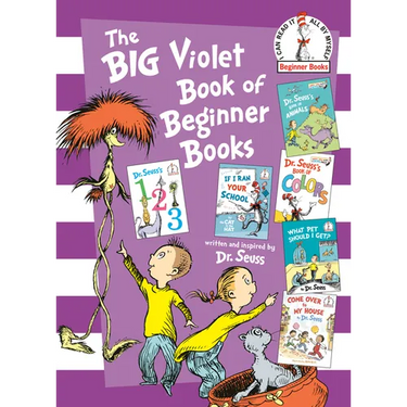 The Big Violet Book of Beginner Books: Dr. Seuss's 123; Dr. Seuss's Book of Colors; Dr. Seuss's Book of Animals; What Pet Should I Get?; If I Ran Your