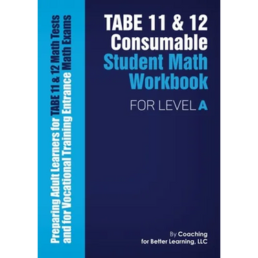 TABE 11 and 12 Consumable Student Math Workbook for Level A