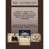Edward A. Zegers, Etc., Petitioner V. Zegers, Inc. U.S. Supreme Court Transcript of Record with Supporting Pleadings
