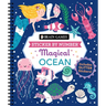 Brain Games - Sticker by Number: Magical Ocean (20 Images to Sticker): Includes 2 Glitter Sticker Sheets to Complete Each Image!