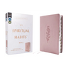 Niv, Spiritual Habits Bible, Leathersoft, Pink, Red Letter, Thumb Indexed, Comfort Print: Learn to Live a Gospel-Centered Life