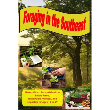 Foraging in the Southeast: Nature-Based Guide to Edible Plants, Sustainable Practices, and Legalities for Ages 13 to 99