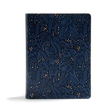 CSB Study Bible, Navy Leathertouch: Faithful and True