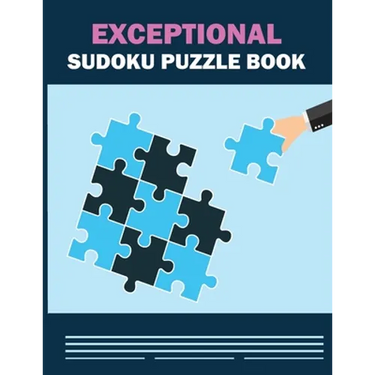 Funster 600+ Unique Sudoku Puzzles Easy to Hard: Exceptional Brain Games Big Sudoku Book for Adults and Teens