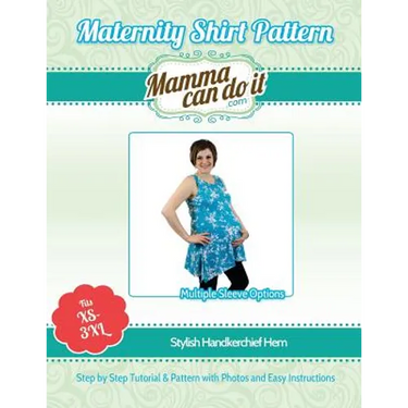 Maternity Shirt Pattern Handkerchief Hem