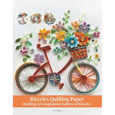 Bicycles Quilling Paper: Quilling Art Inspiration Gallery of Bicycles