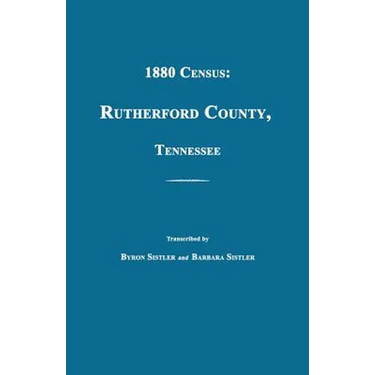 1880 Census: Rutherford County, Tennessee