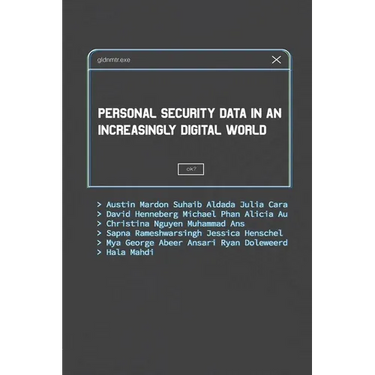 Personal Security Data in an Increasingly Digital World