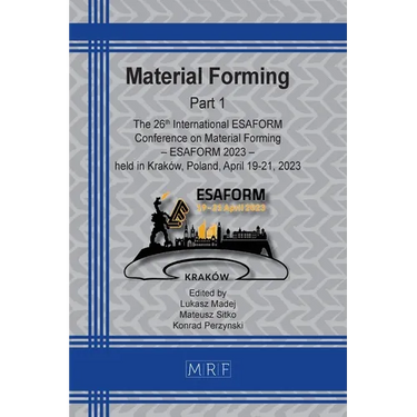Material Forming - ESAFORM 2023 - Part 1