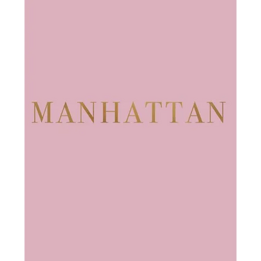 Manhattan: A decorative book for coffee tables, bookshelves and interior design styling - Stack deco books together to create a custom look