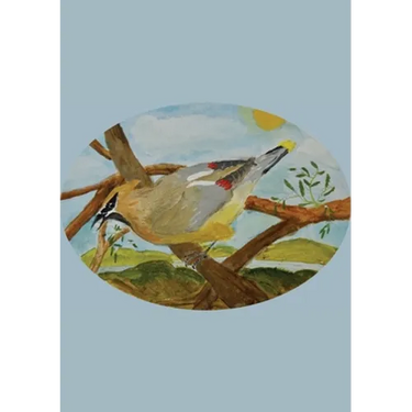The Stone Soup Sketchbook (small): Sierra Glassman - Cedar Waxwing - unlined