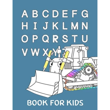 Book for kids: My first big car activity book for kids ages 4-8 -(A-Z ) Handwriting & Number Tracing & The maze game & Coloring page (Book2)
