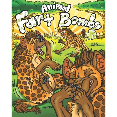 Animal Fart Bombs: Farting Animals Coloring Book for Kids & Adults with Activities, Bookmarks, a Board Game, & Even Card Games!